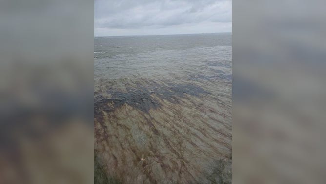 Oil spill off Louisiana Coast