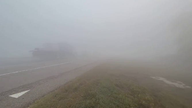 Dense wildfire smoke has led to several crashes in the New Orleans area on Tuesday, November 7, 2023.