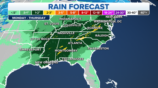 East Rainfall Forecast