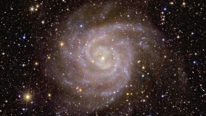 Euclid telescope view of spiral galaxy IC 342.