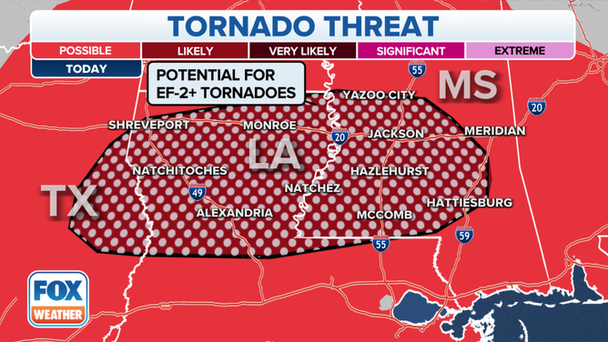 MON Tornado Outlook