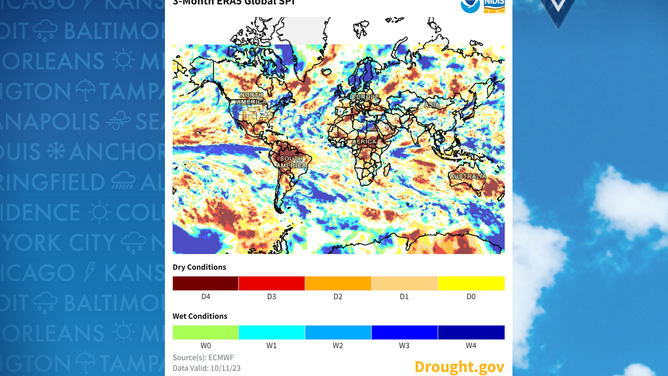 World drought monitor