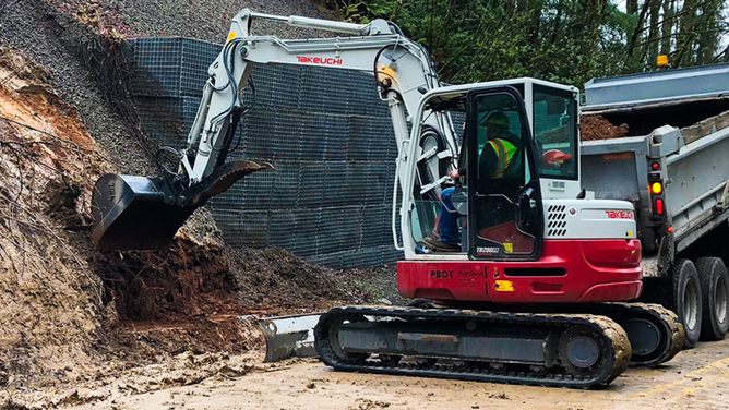 Crews work 24/7 to clear hazards from the right-of-way and respond to flooding and landslide emergencies.