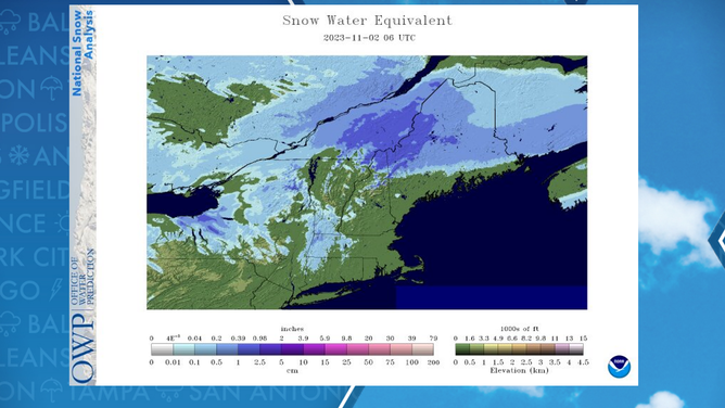 Northeast snowfall analysis