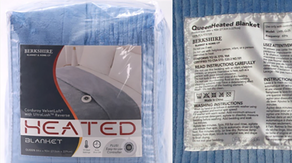 Thousands of electric blankets, heated throws recalled due to fire hazards as colder weather sets in