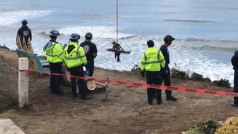 Man rescued from San Diego hole amid stormy weather