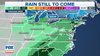 December kicks off with rain and snow spreading across the Northeast through the weekend
