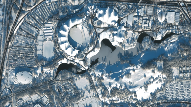Aftermath of heavy snow in Germany