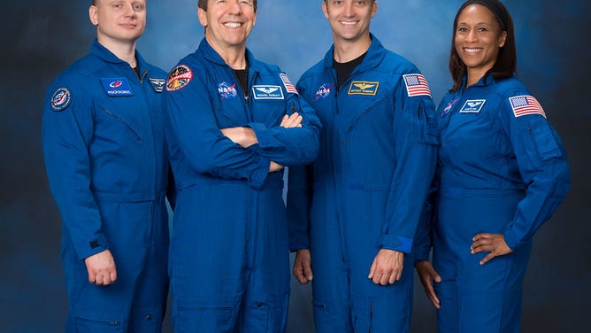 Photo of members of SpaceX 8 crew-mission