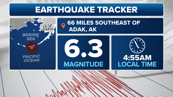 A strong earthquake was reported off the coast of Alaska on Thursday, Dec. 21, 2023.