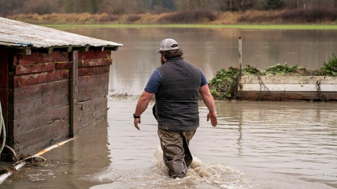 Atmospheric River Conditions In Pacific Northwest Brings Heavy Rains And Flooding To Region