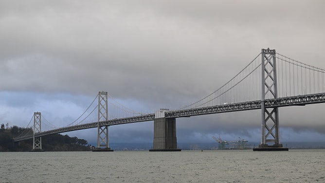 Rainy day in San Francisco Bay Area