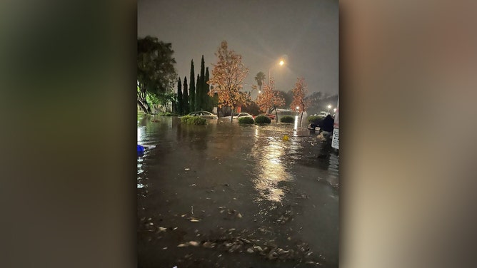 Heavy rainfall caused significant flooding in the Port Hueneme, California, area Thursday morning.
