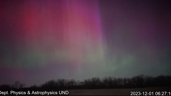 Northern Lights over North Dakota