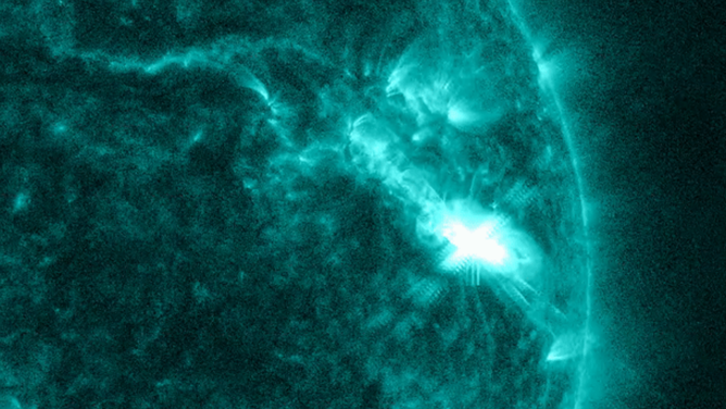 NASA solar flare