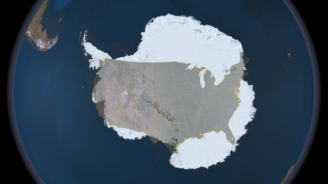Antarctica comparison to US