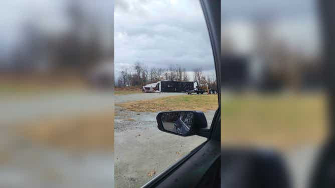 Tornado damage in Rutherford, TN. Dec. 9, 2023.