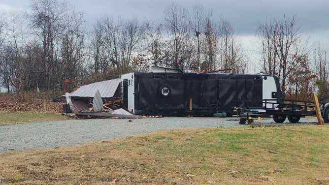 Tornado damage in Rutherford, TN. Dec. 9, 2023.