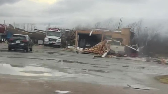 Rutherford, Tennessee tornado damage