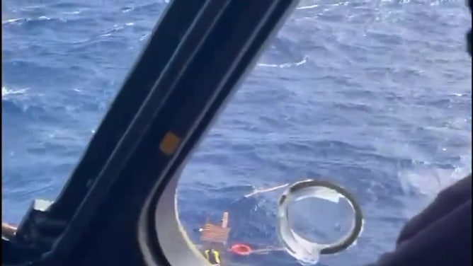 Fishermen Rescue off Dominican Republic