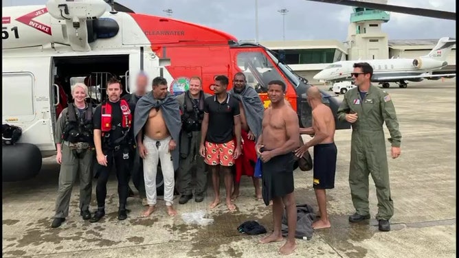 Fishermen Rescue off Dominican Republic