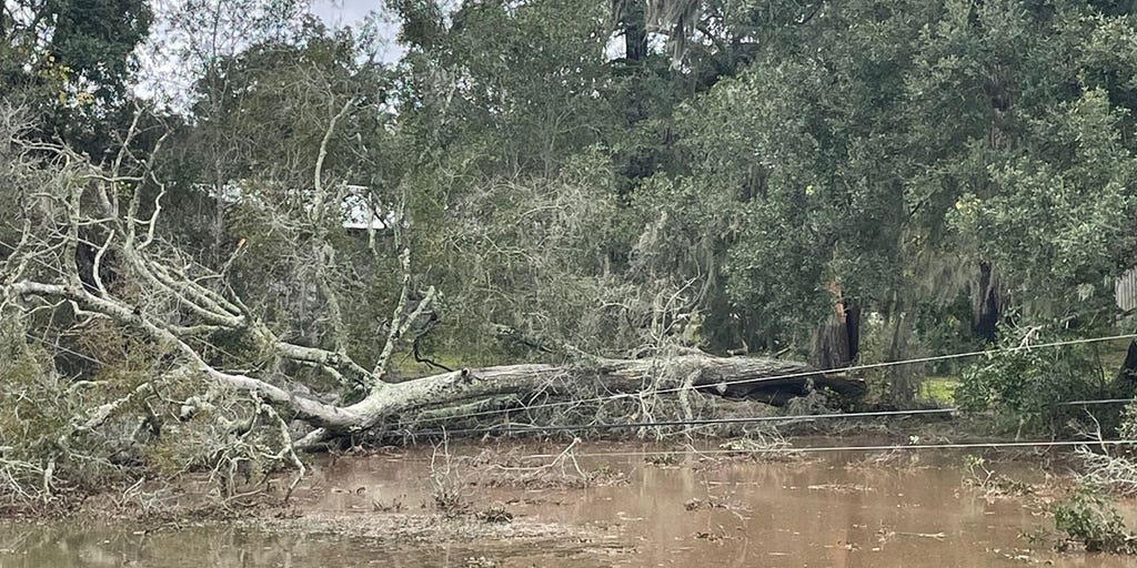 First Tornado Of 2024 In US Reported In Texas Fox Weather   Brazoria Damage 1 