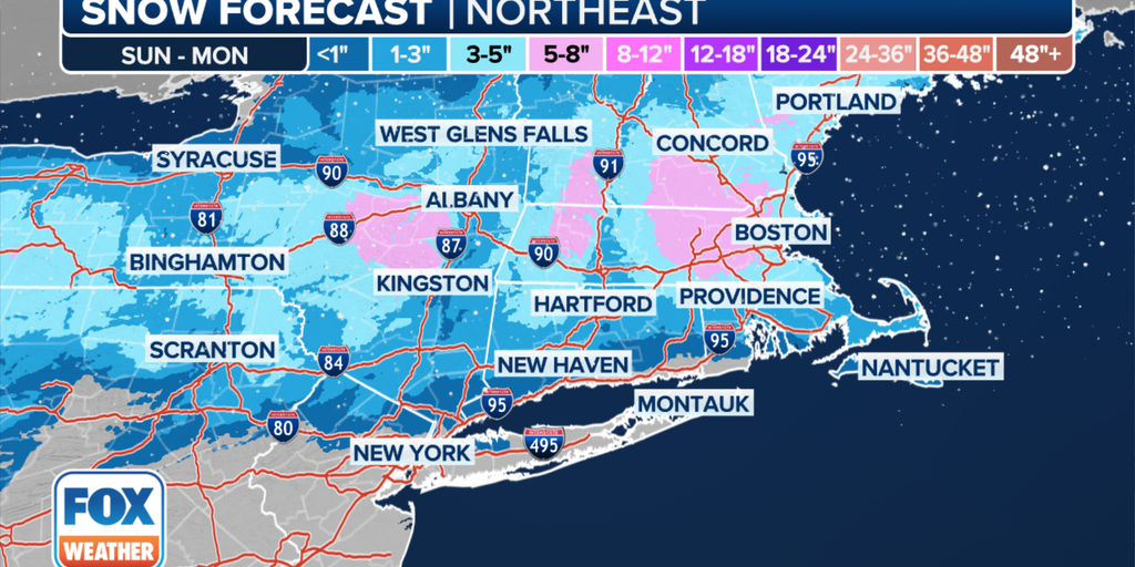 Winter Storm Warnings issued as Northeast braces for snow and ice Fox