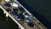 Chesapeake Bay Bridge reopens after 40-plus-vehicle crash in dense fog leaves 13 injured on Saturday