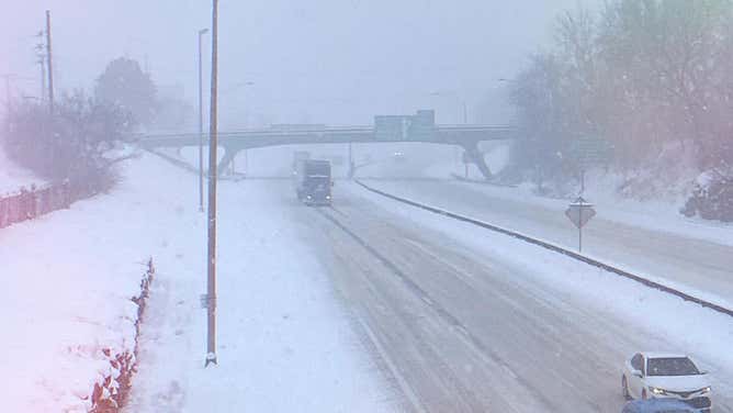 Snowfall in Nashville. Jan. 15-16, 2024.