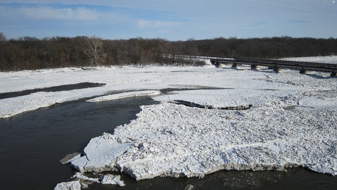 Conditions continue to gradually improve on the river, with two active channels of water on both sides of Bardwell Island causing ice to degrade, the Will County Emergency Management Agency said.