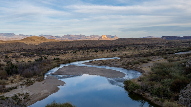 FILE - The Rio Grande flows on the outskirts of the Santa Elena Canyon in Big Bend National Park on January 27, 2023 in West, Texas. (Photo by Brandon Bell/Getty Images)