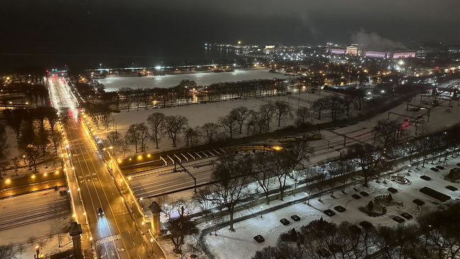 Winter weather impacted the Chicago area on Tuesday, Jan. 23, 2024.
