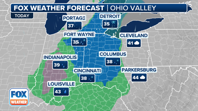 The forecast on Tuesday, Jan. 30, 2024.