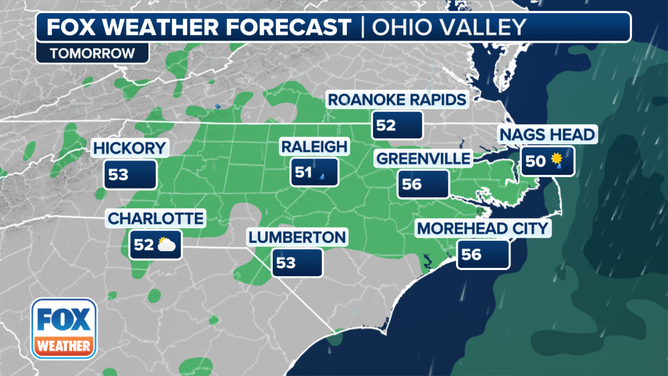 The forecast on Wednesday, Jan. 31, 2024.