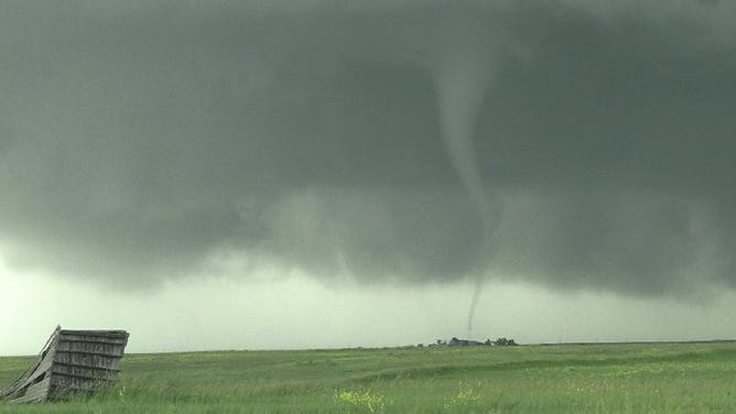 Twister in Wyoming. June 23, 2023.