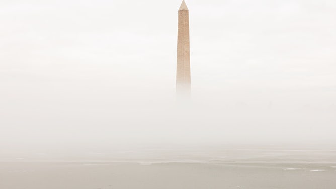 1-25-24 Fog On National Mall Tidal Basin