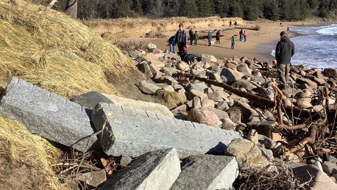 Maine winter storms reveals 112-year-old shipwreck in Acadia National ...