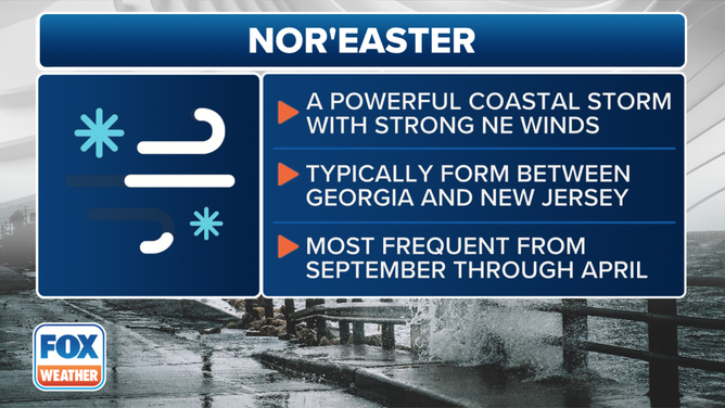 This is the definition and criteria of a nor'easter.