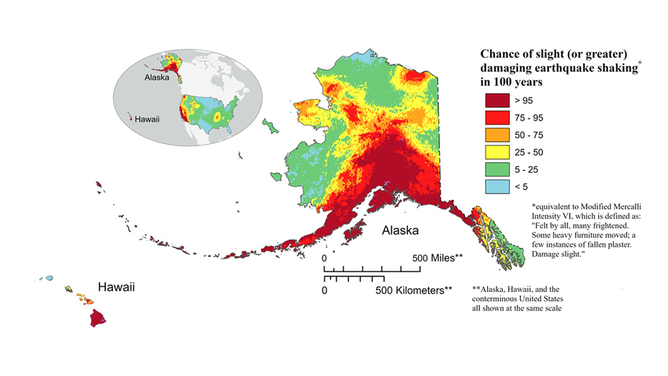 Alaska and Hawaii.