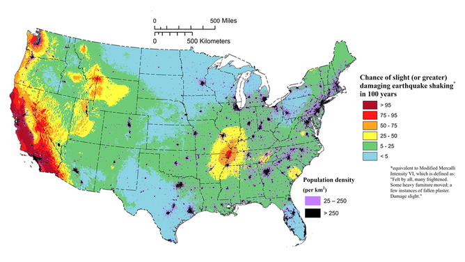 The contiguous U.S.