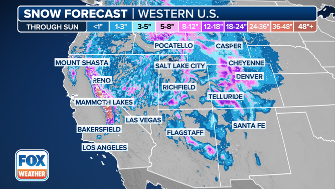 West Snow Forecast