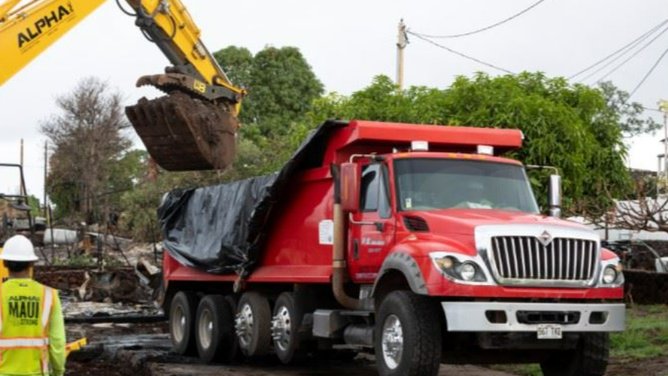 Lahaina fire cleanup