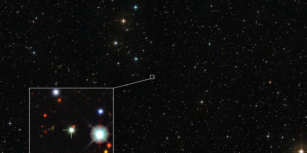 Astronomers find brightest object of its kind in the