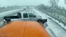 Fast-moving winter storm creates slick roads in Michigan, heavy snowfall accumulations in Minnesota