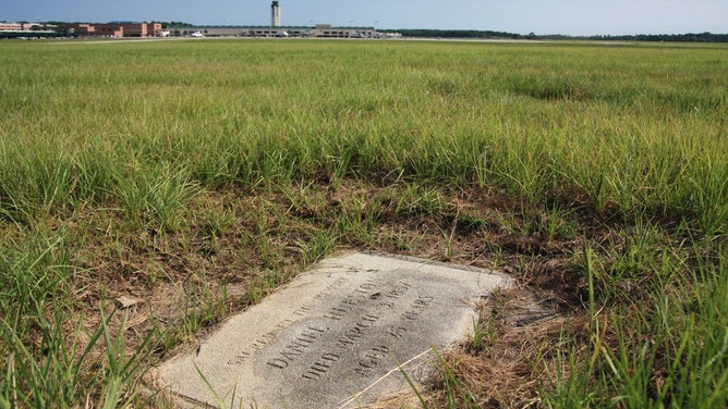 The remaining grave markers are located on the western half of where Savannah/Hilton Head International Airport exists today, honoring the original owners of the Dotson Family Farm, known in the 1800s as Cherokee Hills.