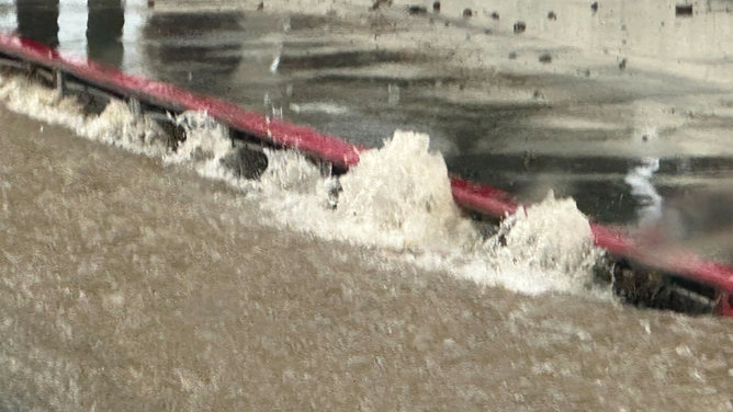 Torrential rain led to flooding in the Los Angeles area on Monday, Feb. 5, 2024.