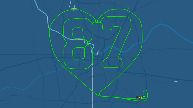 Love is in the air in Kansas City, quite literally.