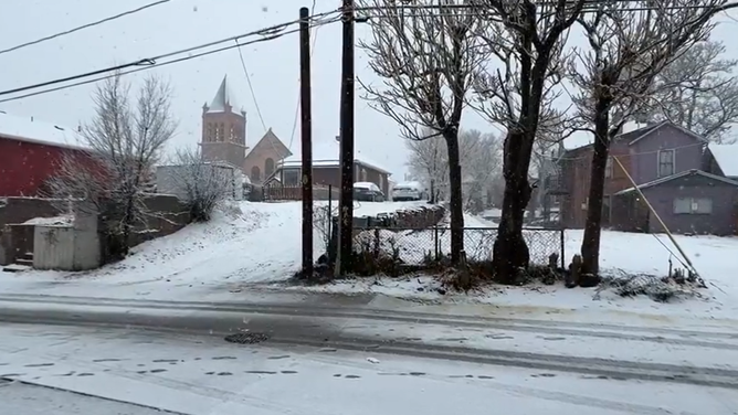 Snow in Denver on Saturday