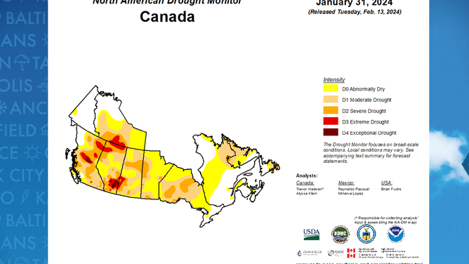 North America Drought Monitor