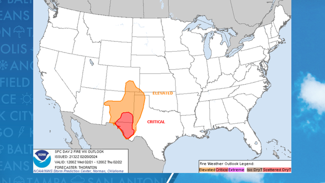 Fire threat risk map